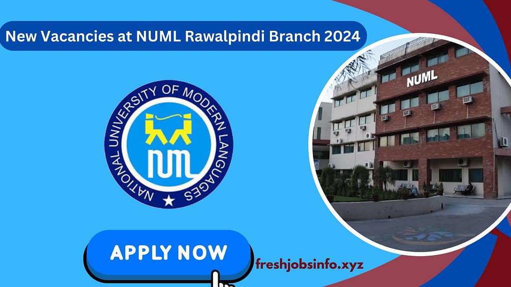 Vacancies at NUML Rawalpindi Branch