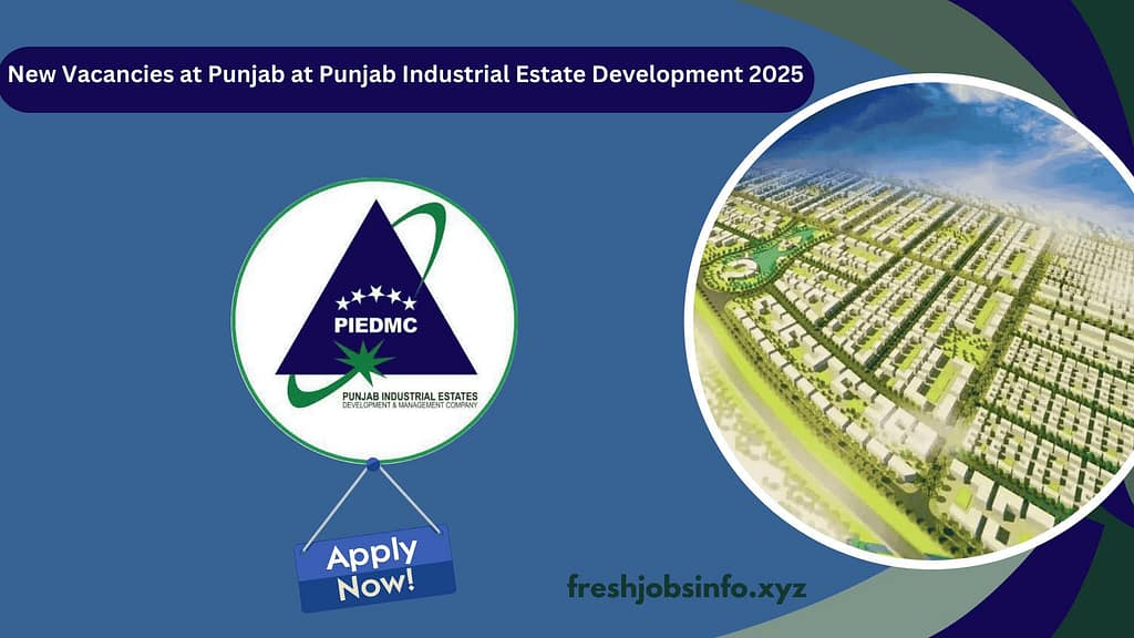 Vacancies at Punjab Industrial Estates