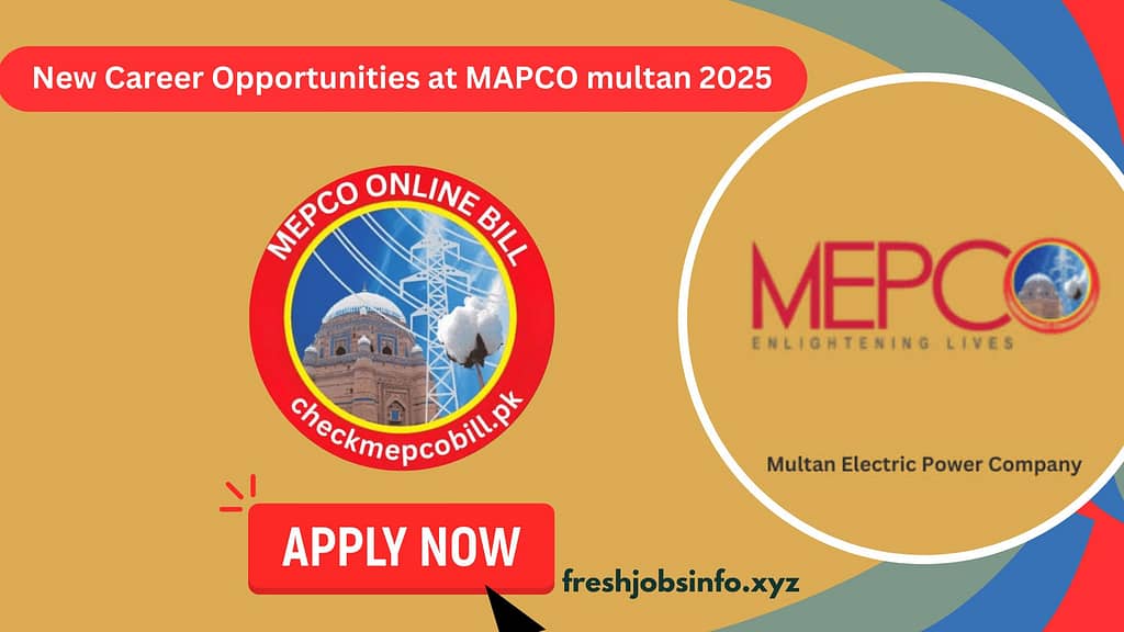 Career opportunities at MEPCO Multan