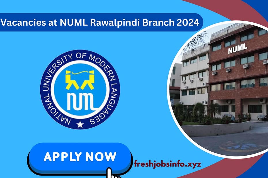 Vacancies at NUML Rawalpindi Branch